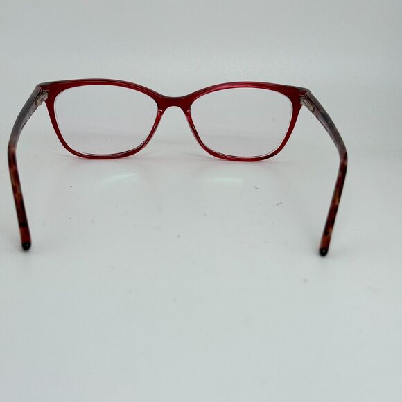 Elegant Red Women's Glasses - Picture 3 of 7
